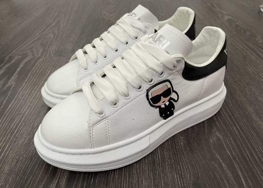 Karl Lagerfeld White and Black – Stil și Eleganță în Contrast Monocrom - ShoeResidence