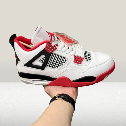 NIKE AIR JORDAN 4 FIRE RED RETRO HIGH ROSU ALB WHITE PIELE REPS REPLICA CHINA ROMANIA TURCIA PIELE DAMA BARBATI UNISEX DRIP NOU adidasi sneakeri teniși încălțăminte pantofi sport original autentic calitate premium model stil urban colecție exclusivă ediție limitată confortabil design retro căutare populară cumpărare online livrare rapidă reduceri oferte speciale magazin online promoții vânzare mare preț accesibil varietate culori dimensiuni disponibilitate stoc