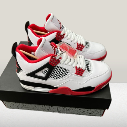 NIKE AIR JORDAN 4 FIRE RED RETRO HIGH ROSU ALB WHITE PIELE REPS REPLICA CHINA ROMANIA TURCIA PIELE DAMA BARBATI UNISEX DRIP NOU adidasi sneakeri teniși încălțăminte pantofi sport original autentic calitate premium model stil urban colecție exclusivă ediție limitată confortabil design retro căutare populară cumpărare online livrare rapidă reduceri oferte speciale magazin online promoții vânzare mare preț accesibil varietate culori dimensiuni disponibilitate stoc