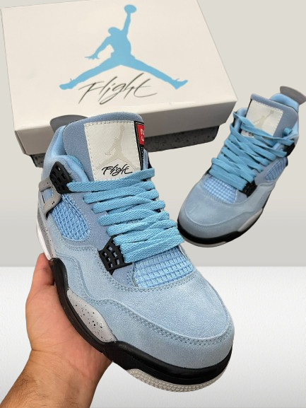 Jordan 4 University Blue PIELE [Full-Box]