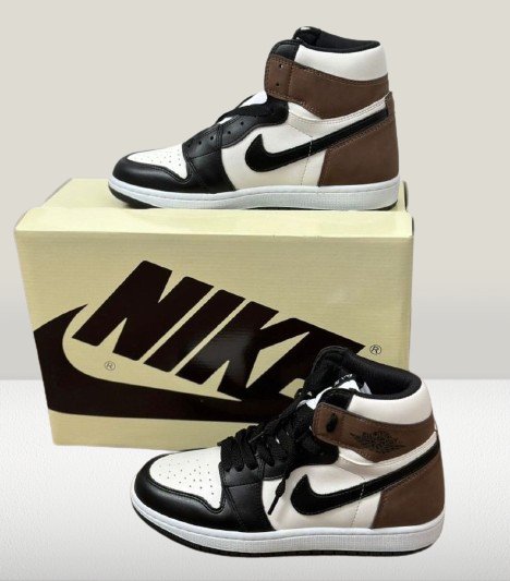 Air Jordan 1 Retro High Mocha black and white