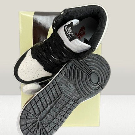 Backside view of jordan 1 mocha