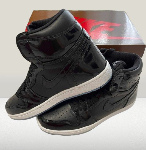 Exclusive Jordan 1 High Space Jam in black with premium materials