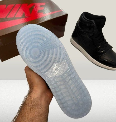 Jordan 1 Space Jam with nike logo