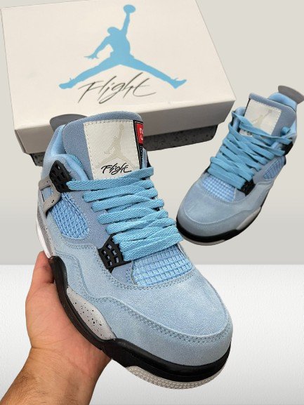 Jordan 4 University Blue PIELE [Full - Box] 