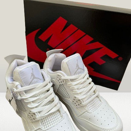 Jordan 4 White top-down view