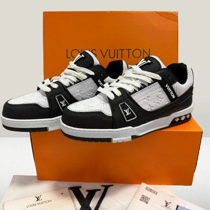 Louis Vuitton Trainers Studio view in white background