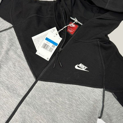 Partea superioară Nike Tech Fleece GRI-NEGRU
