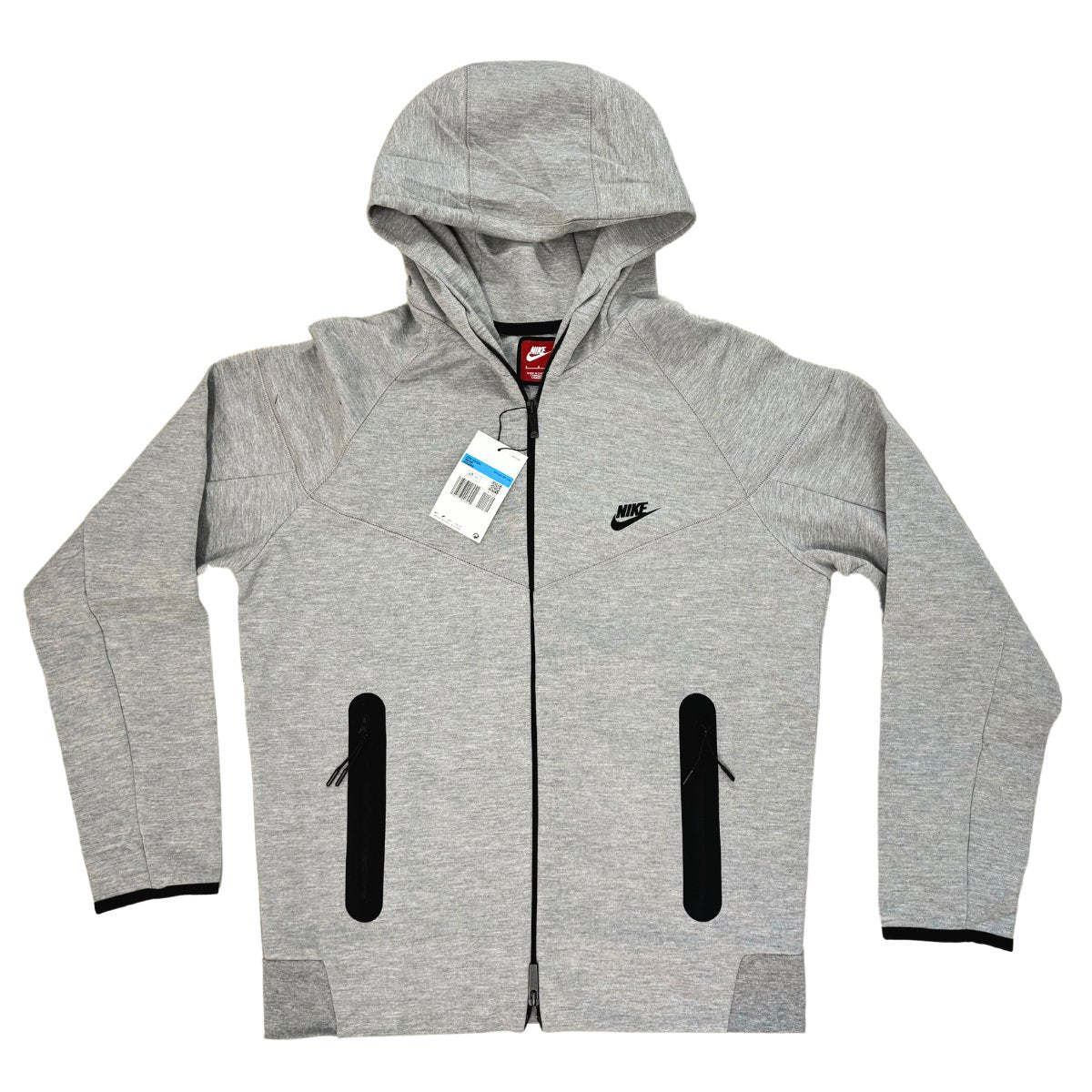 Partea superioară a hanoracului Tech Fleece gri cu glugă