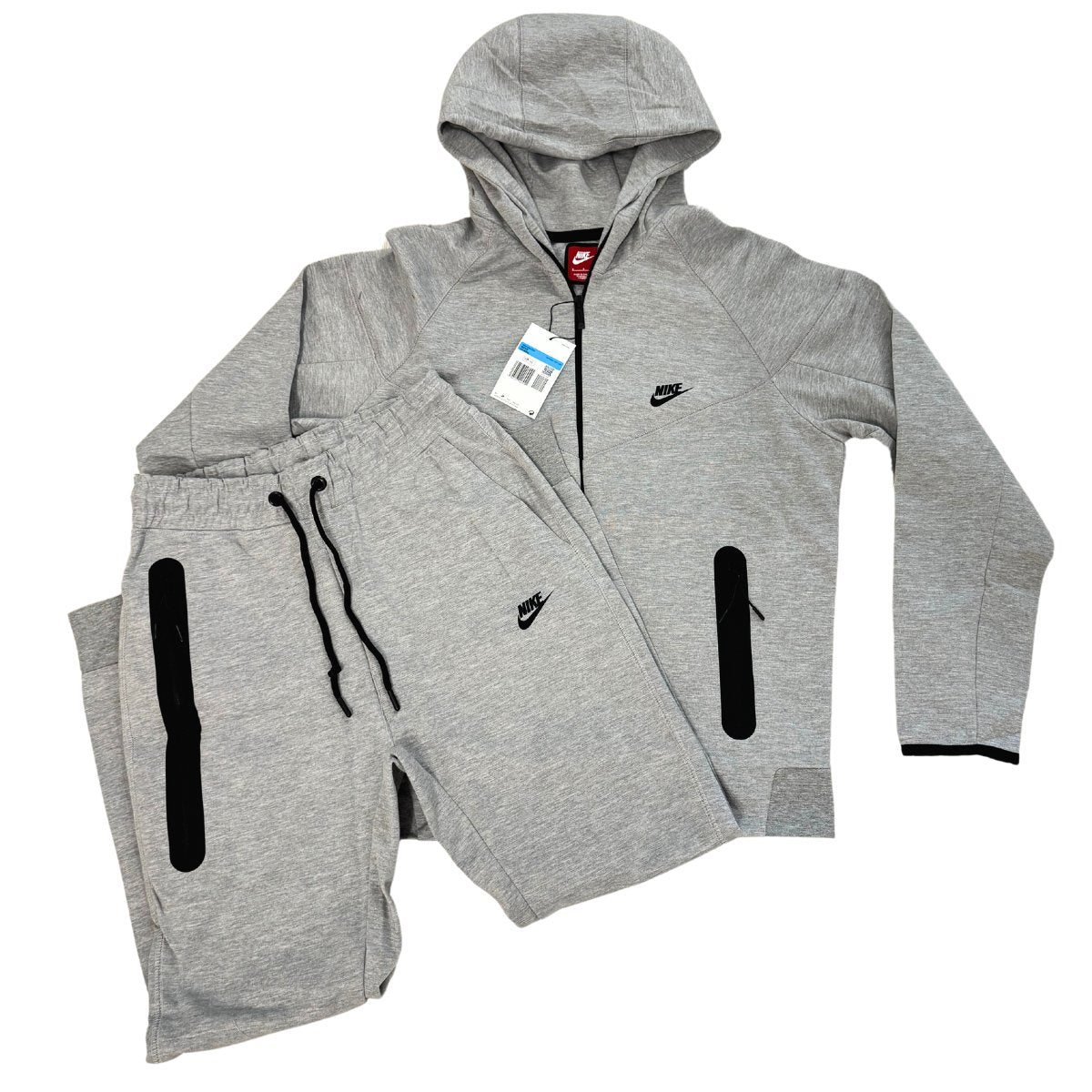 Set complet Tech Fleece gri, confortabil