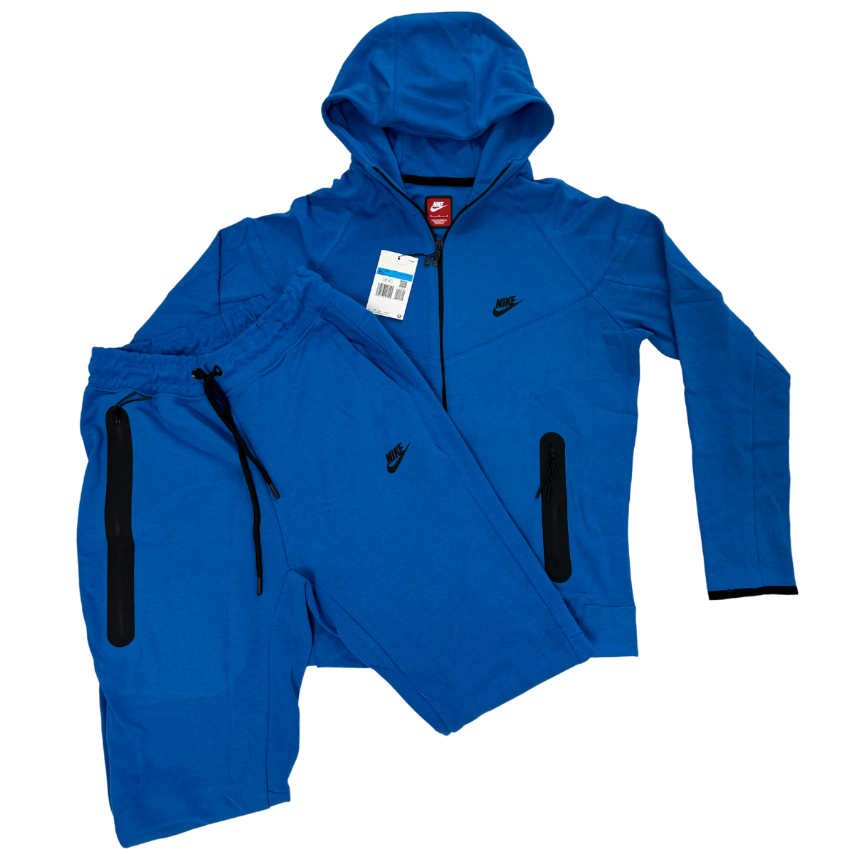 Tech Fleece full parts in blue color