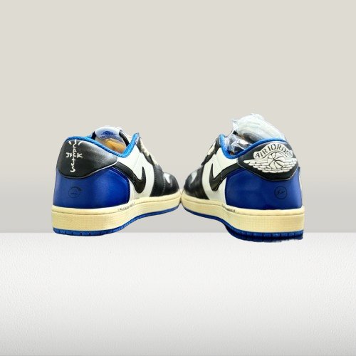 Travis Scott Dunk Lows shoes with air jordan logo