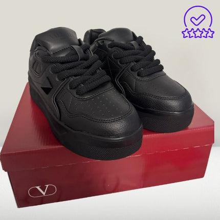 Valentino black Shoes for office-to-evening transitions.