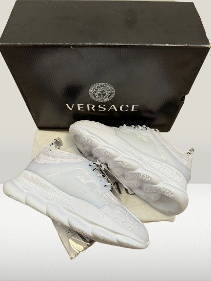 Versace Chain Reaction White with original box