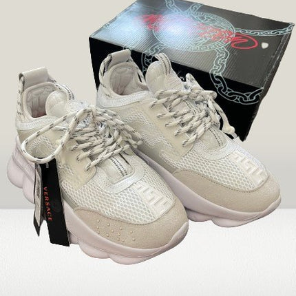 Versace Chain - Reaction Alb PIELE NATURALĂ [FULL - BOX + ACCESORII] - ShoeResidenceVersace Chain Reaction alb, adidași Versace Chain Reaction albi, Versace Chain Reaction de vânzare, Versace Chain Reaction originali, Versace Chain Reaction online, cumpără Versace Chain Reaction alb, pantofi sport Versace Chain Reaction alb, VeVersace36