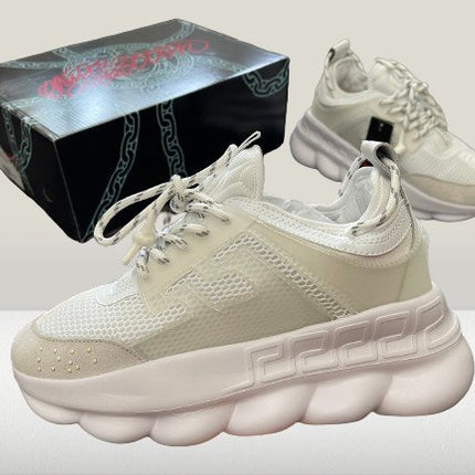 Versace Chain - Reaction Alb PIELE NATURALĂ [FULL - BOX + ACCESORII] - ShoeResidenceVersace Chain Reaction alb, adidași Versace Chain Reaction albi, Versace Chain Reaction de vânzare, Versace Chain Reaction originali, Versace Chain Reaction online, cumpără Versace Chain Reaction alb, pantofi sport Versace Chain Reaction alb, VeVersace36