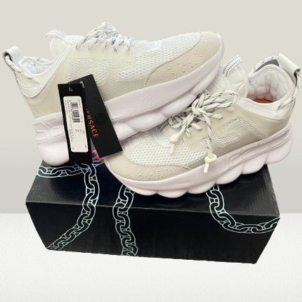 Versace Chain - Reaction Alb PIELE NATURALĂ [FULL - BOX + ACCESORII] - ShoeResidenceVersace Chain Reaction alb, adidași Versace Chain Reaction albi, Versace Chain Reaction de vânzare, Versace Chain Reaction originali, Versace Chain Reaction online, cumpără Versace Chain Reaction alb, pantofi sport Versace Chain Reaction alb, VeVersace36